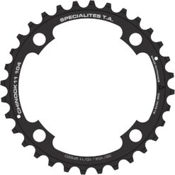 Specialites ta chainring chinook (10s/11s) stitch 104 center black matt (atb 4-arm) (39)