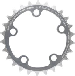 Specialites ta kettingblad zelito (9s/10s) steek 74 binnen zilver (shimano/campa/sram binnen. trippe
