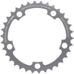 Specialites ta chainring zephyr (9s/10s/11s) pitch 110 inner silver (shimano/sram compact) (36)