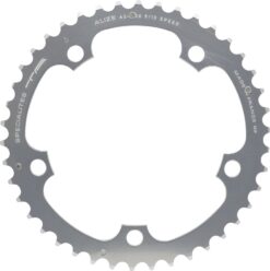 Specialites ta chainring alize (9s/10s/11s) pitch 130 middle silver (shimano race) (39)