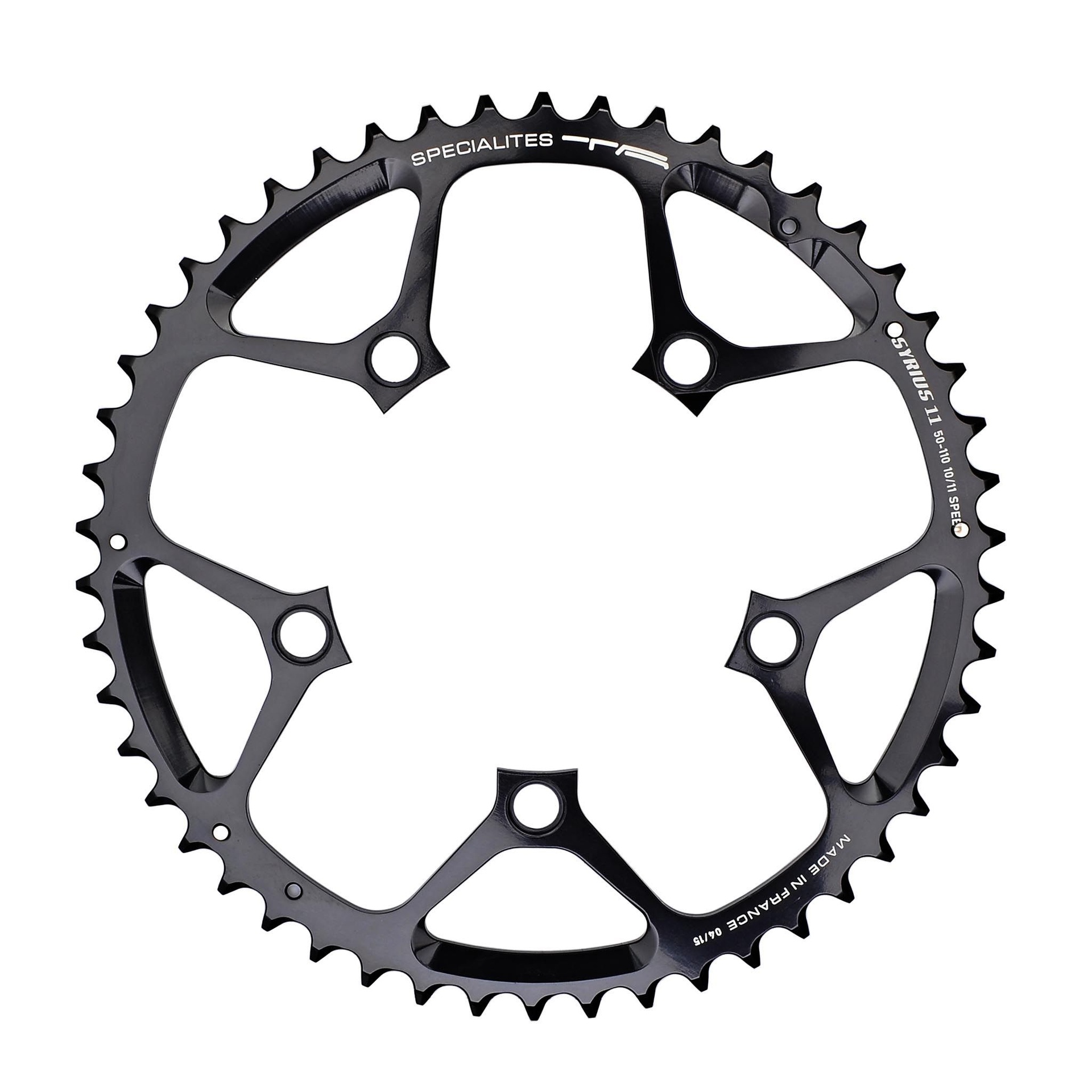 Specialites ta kettingblad syrius (10s/11s) steek 110 buiten zwart (shimano/sram compact) (42)