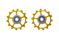 Ceramicspeed pulley wheels alpha sram xplr e1 + transmission xx sl/xx/xo (gold)