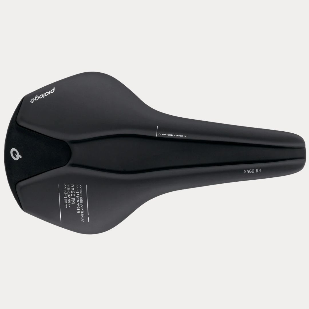 Prologo zadel nago r4 (standaard - 137 mm, nack brug, hardblack)