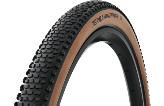 Continental - terra adventure trail grip 700x55c zwart / transparant