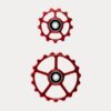 Ceramicspeed oversized derailleur wheels 13/19 teeth (red)
