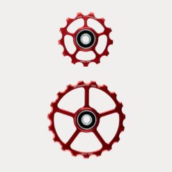 Ceramicspeed oversized derailleur wheels 13/19 teeth (red)