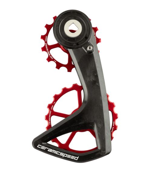 Ceramicspeed ospw rs 5-spoke sram red d1/force d1 + red e1 axs v3 (rood)
