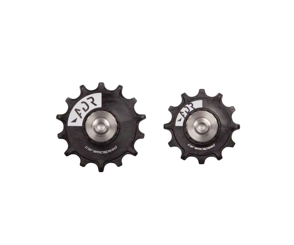 Ceramicspeed derailleurwieltjes alpha sram red/force e1 (zwart)