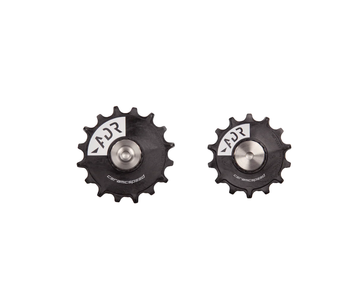 Ceramicspeed derailleurwieltjes alpha sram xplr e1 + transmission xx sl/xx/xo (zwart)